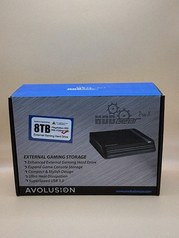 Avolusion Pro X 8TB USB 3.0 External Gaming Hard Drive (PS4 Pro, Slim, 1st Gen)