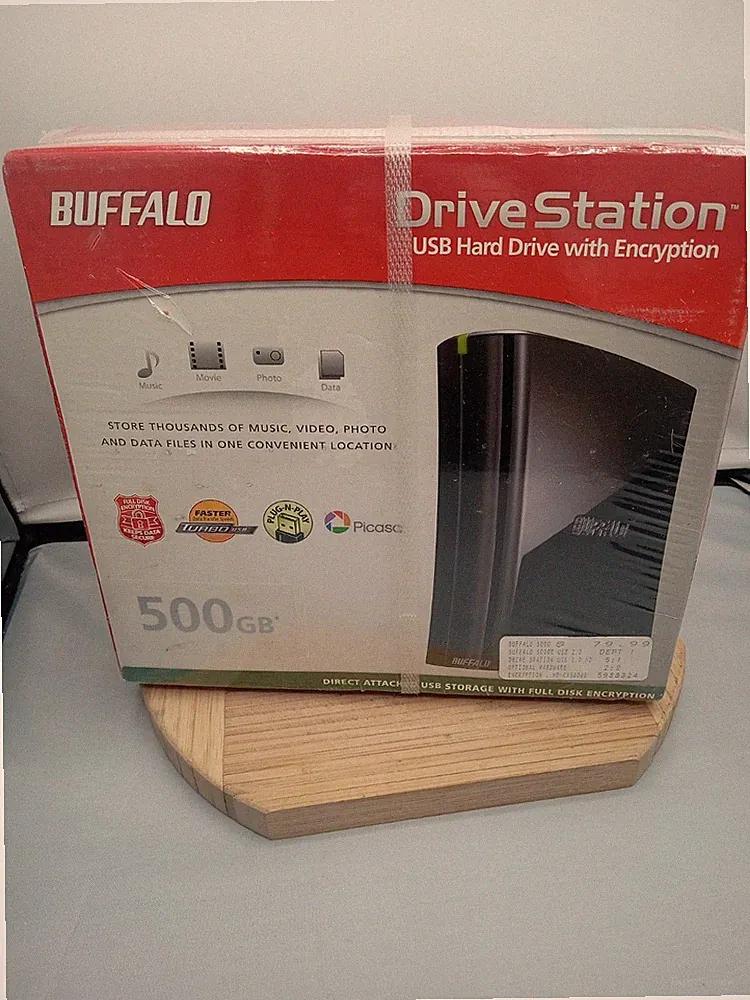 Buffalo 500GB DriveStation Turbo USB External Hard Drive HD-CX500U2