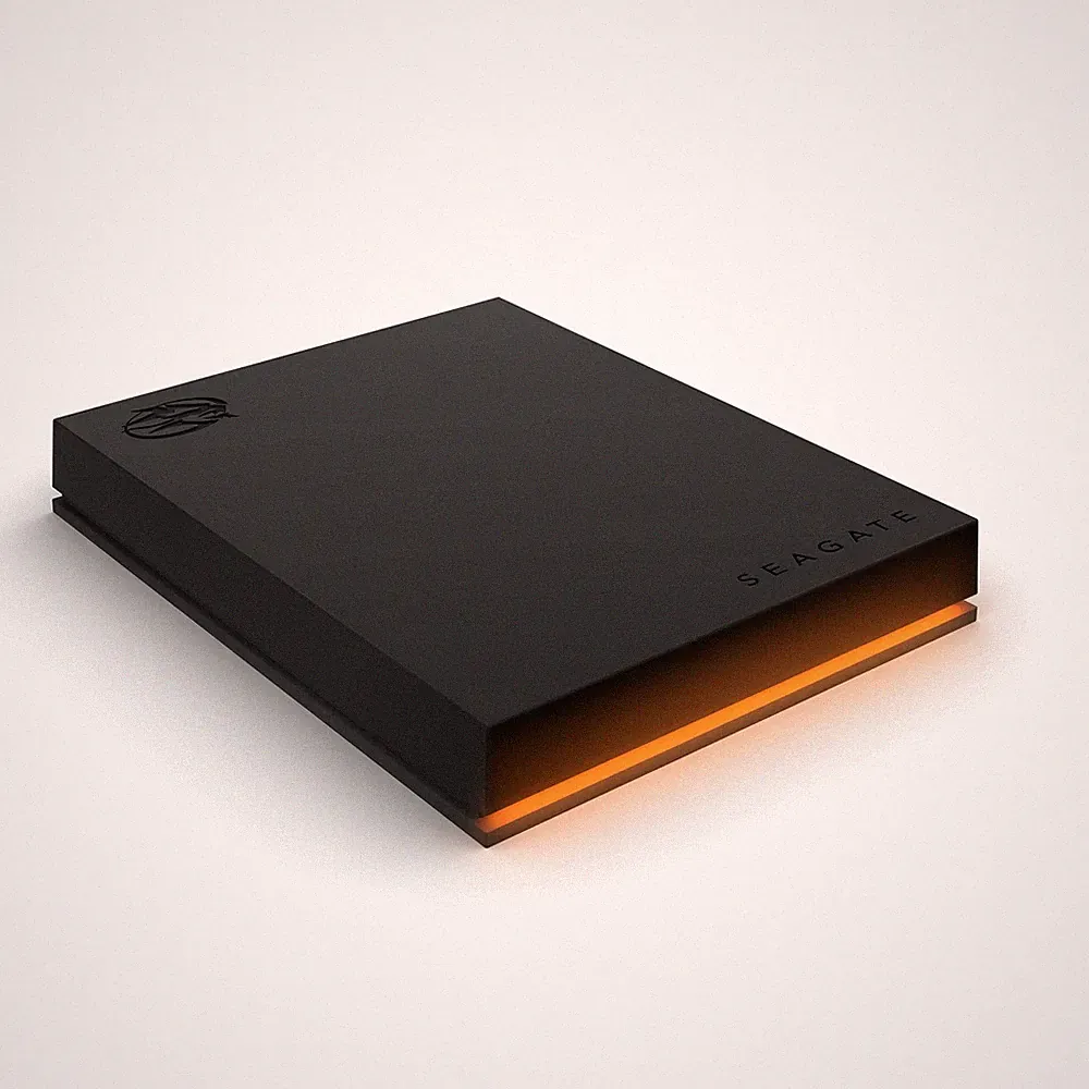 Firecuda 1Tb Gaming Hard Drive Rgb Led Light Usb 3.2 Data Recovery Warranty