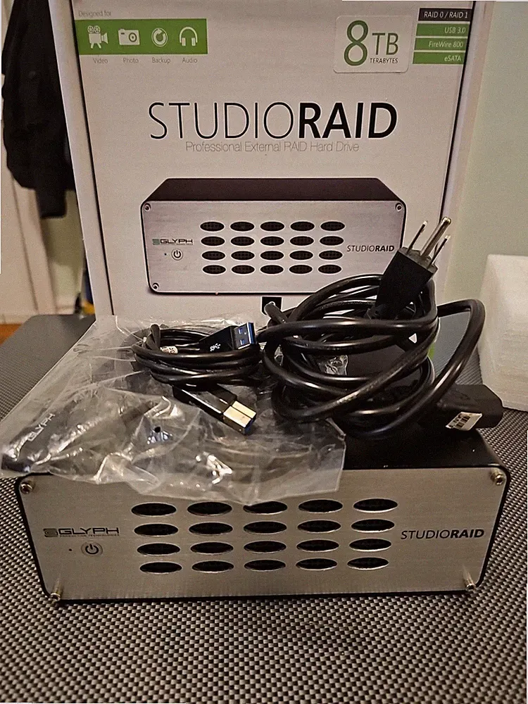 Glyph SR8000 Studio Raid 8tb 7200rpm Usb 3 Fw800 Esata