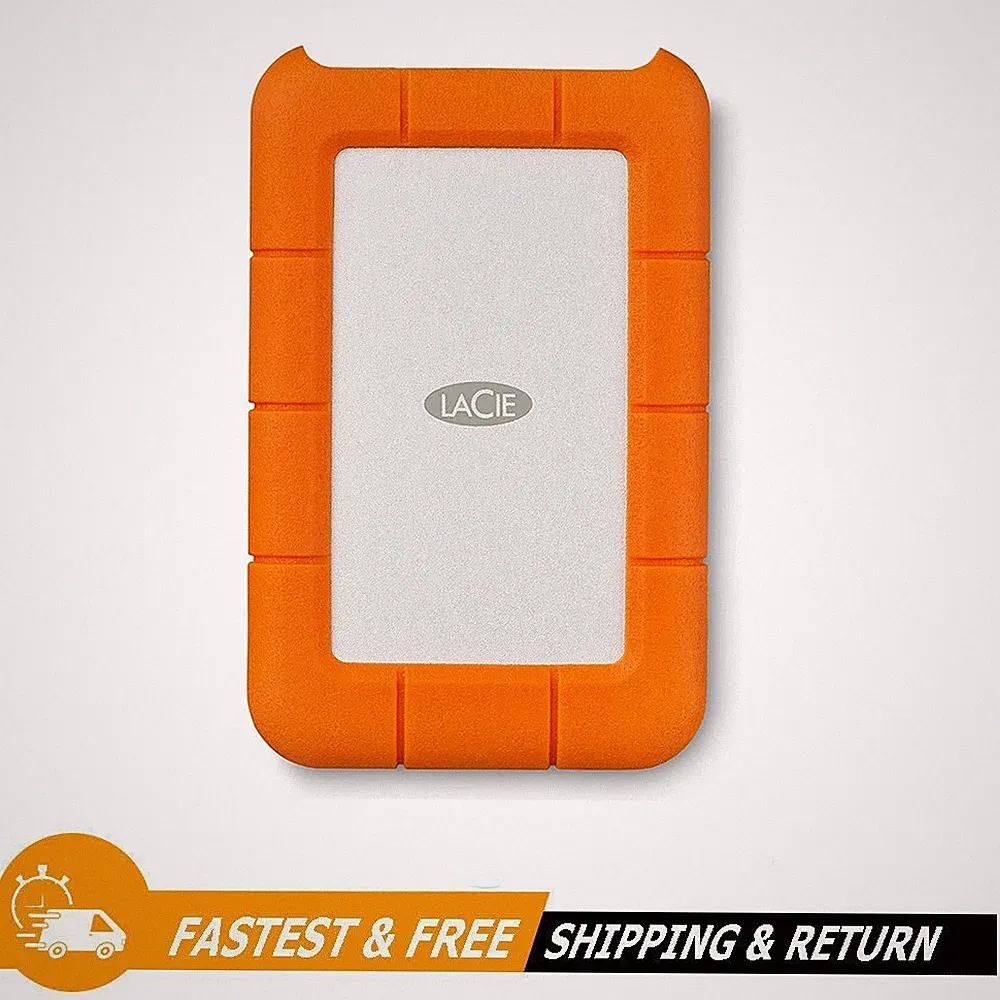 LaCie 4TB Rugged Mini USB 3.0 External Hard Drive LAC9000633 - Orange