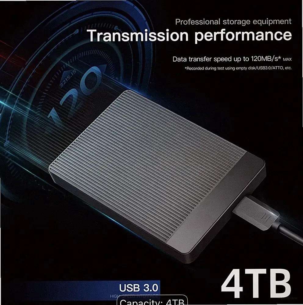 OneCore 4TB Portable External Hard Drive USB 3.0 High-Speed HDD