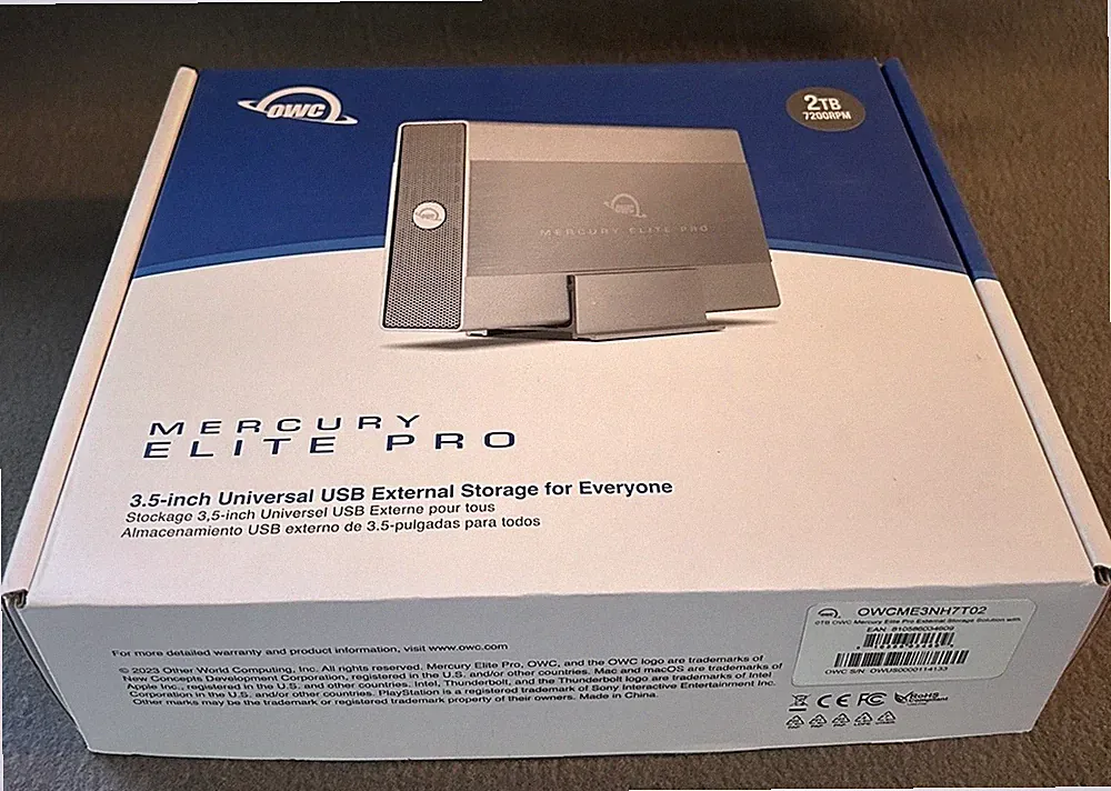 OWC Mercury Elite Pro 2TB USB 3.2