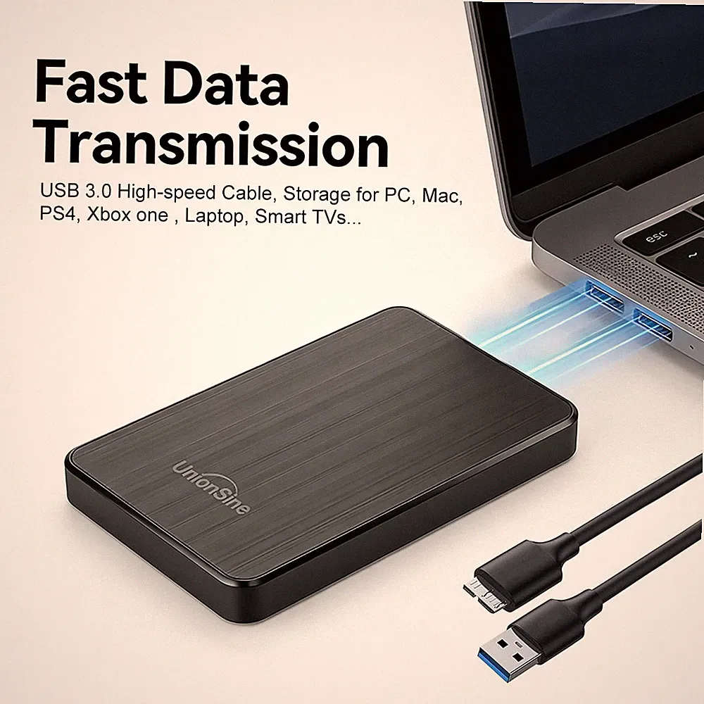 Portable 320GB 500GB 1TB External Hard Drive USB 3.0 HighSpeed Storage for PC TV