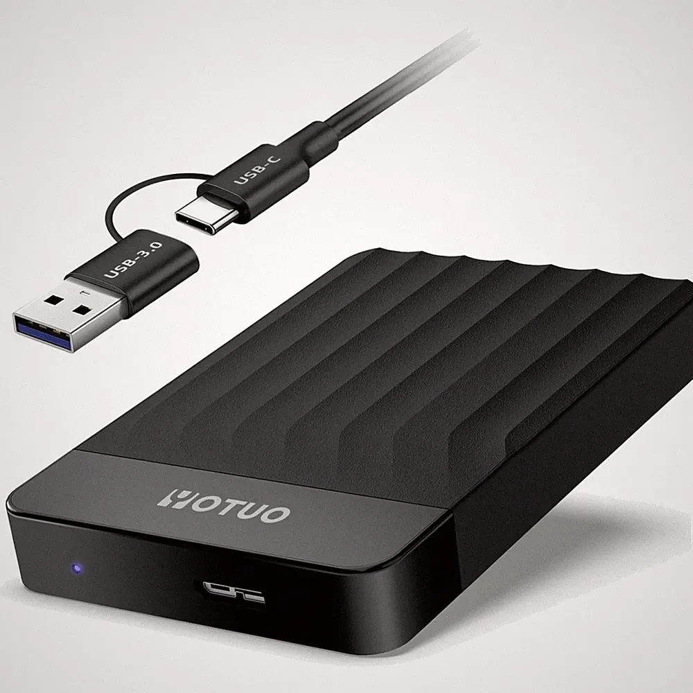 Portable External Hard Drive Storage Expansion Mobile HDD USB 3.0 USB-C for P...