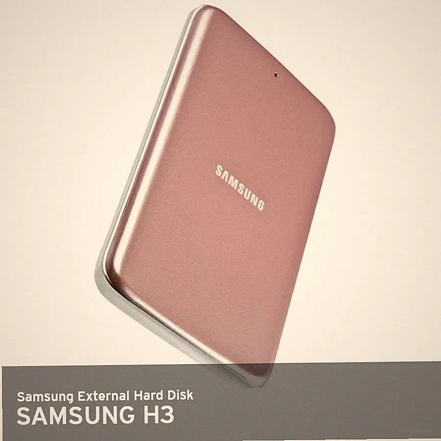 Samsung H3 2Tb Portable External Hard Disk Drive HDD USB2.0/3.0 FedEx Pink Gold