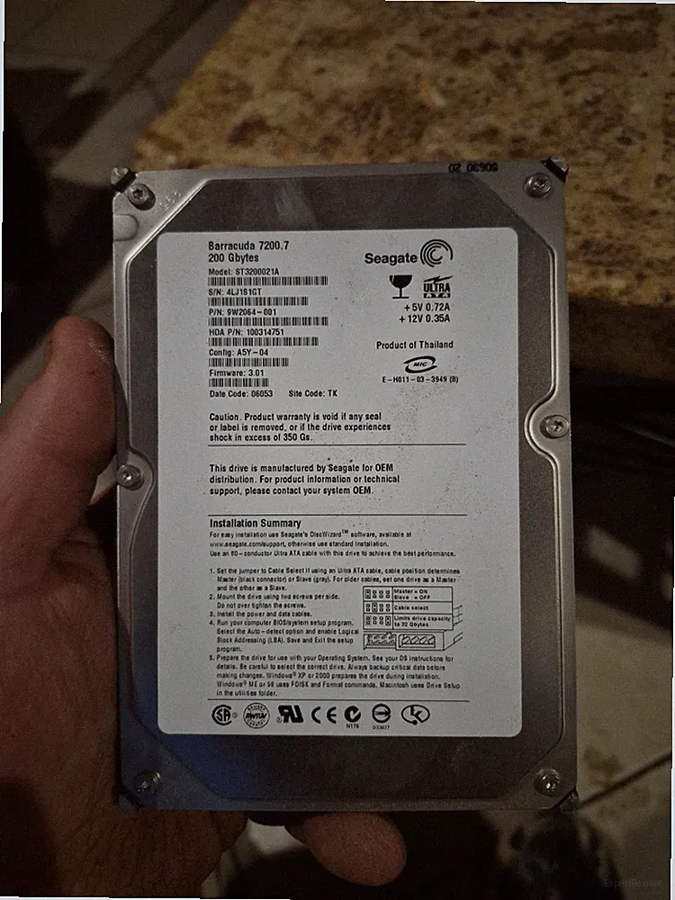 seagate external hard drive 200 Gb From Computer
