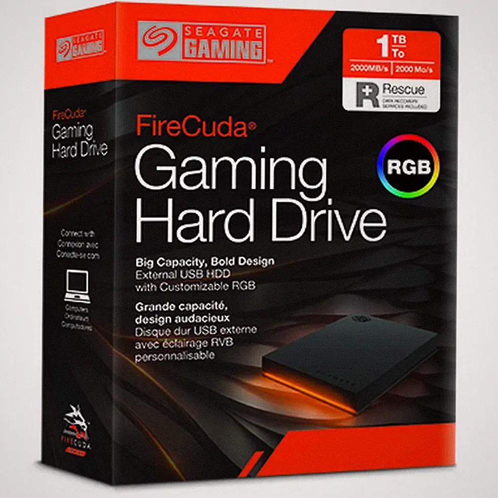 LED Light External Hard Drive