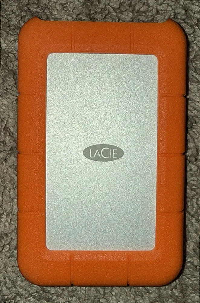 USED LaCie Rugged Mini 2TB External Hard Drive USB 3.0 Portable 130MB/s