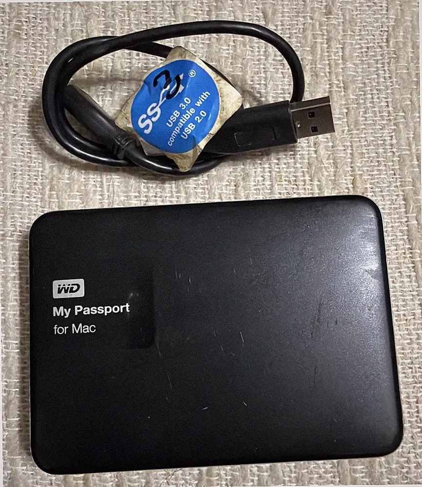 WD My Passport Mac 3Tb External Hard Drive (WDBCGL0030BSL-0B)... FREE S&H!