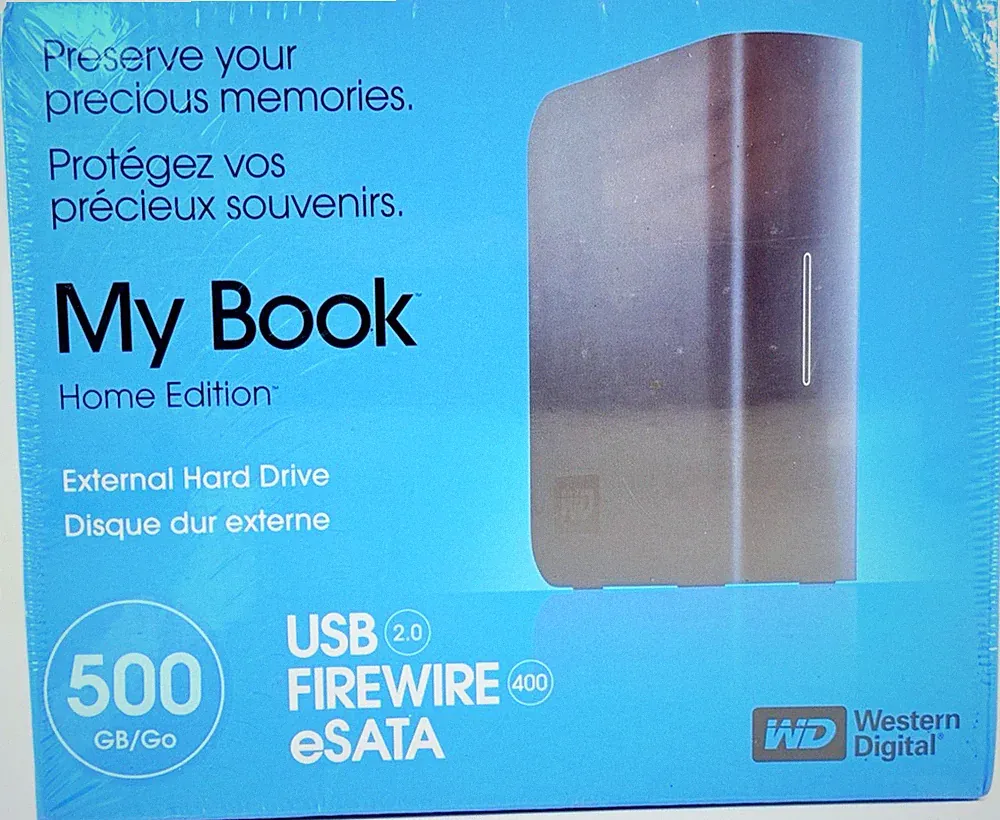 [WESTER DIGITAL] My Book Home Edition 500GB USB eSATA External Hard Drive
