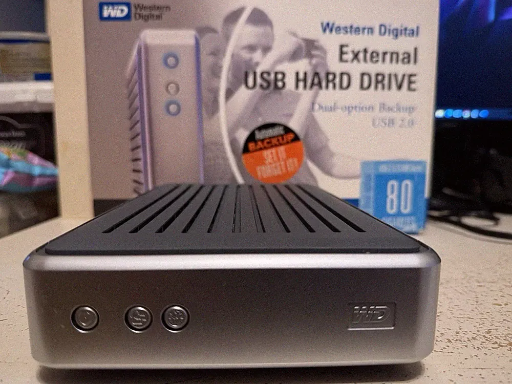 Western Digital External USB 2.0 7200 RPM 80 GB Hard Drive