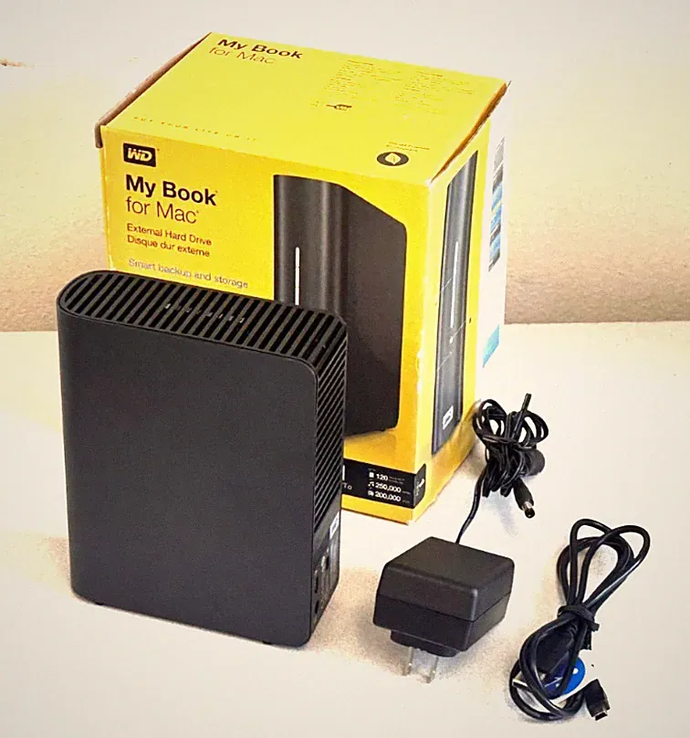 Western WD My Book for Mac External Hard Drive USB 2.0 / 1 TB